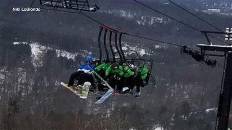 Chairlifts Collide In Ski Lift Malfunction Injuring 5 Video Abc News