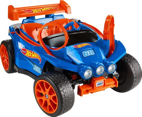 Power Wheels Hot Wheels Racer V Ride On And Playset With Hot Wheels