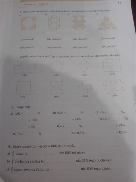ćwiczenia Z Matematyki Klasa 7 - Str 15 ćwiczenia matematyka z plusem 7 Najlepiej w zalaczniku - Brainly.pl