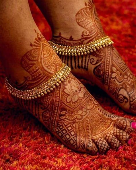 8 Gorgeous Gold Anklet Designs For The South Indian Bride Wedmegood