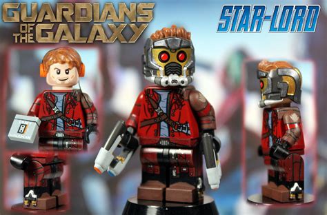 Custom LEGO Marvel Guardians Of The Galaxy Star Lord Custom Lego Lego Marvel Amazing Lego