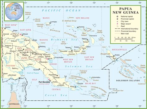 Papua New Guinea Provinces Map 42720 Hot Sex Picture