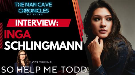 inga schlingmann discusses her exciting new role in so help me todd youtube