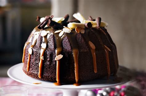 At christmas time garnish with holly. Chocolate Bundt Cake | Cake Ideas | Tesco Real Food