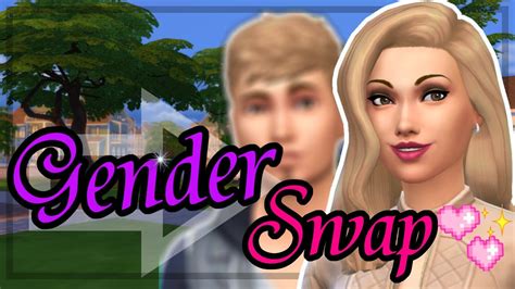The Sims 4 Create A Sim Gender Swap Challenge Youtube