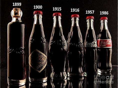 Evolution Of Coca Cola Tm Photograph By Merton Allen