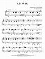 Let It Be (Piano Solo) - Print Sheet Music Now