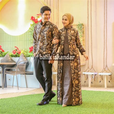 Jual Batik Couple Keluarga Sarimbit Batik Modern Terbaru Motif Raja