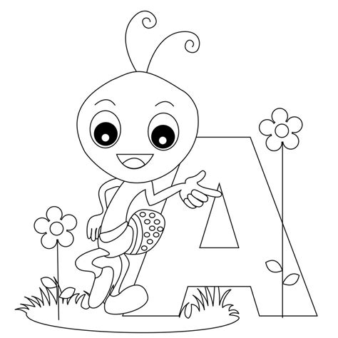 Free Printable Alphabet Coloring Pages For Kids Best