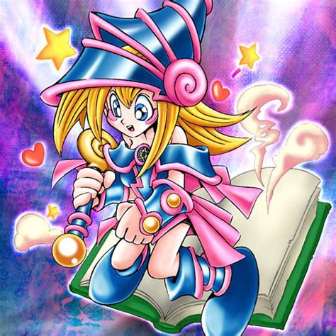 Card Artworkstoon Dark Magician Girl Yu Gi Oh Wiki Fandom