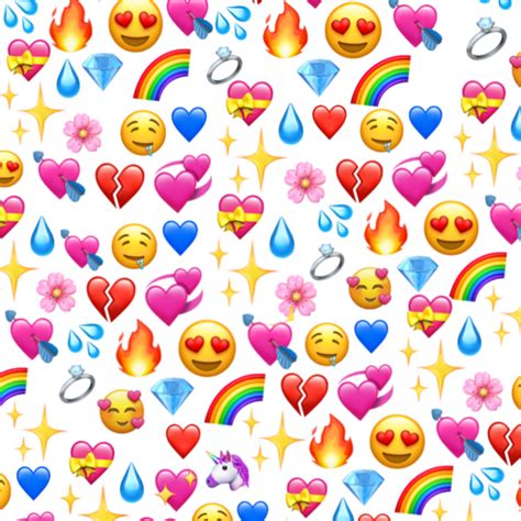 Heart Emoji Wallpaper Iphone Emoji Heart Eyes Wallpapers Wallpaper Cave