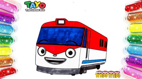 Titipo Titipo Titipo Titipo Tayo The Little Bus Coloring And Drawing