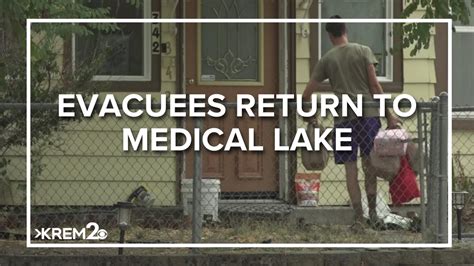 Evacuees Return To Medical Lake Days After Gray Fire Sparks