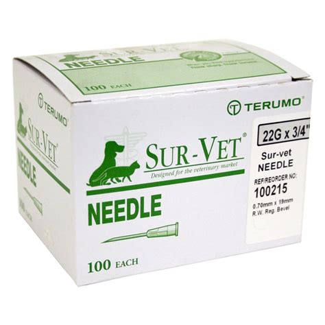 Rx Terumo Sur Vet Needle 100 Count