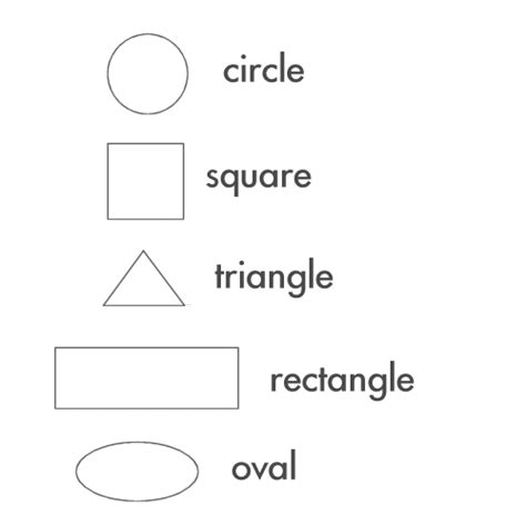 basic shapes  printable worksheets  math