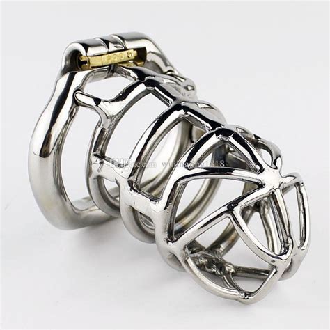 New Design 83mm Length Chastity Cage Stainless Steel Male Chastity Device Peins Lock Bdsm Sex
