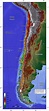 Mapa Chile - Chile mapa drogowa, topograficzna i inne