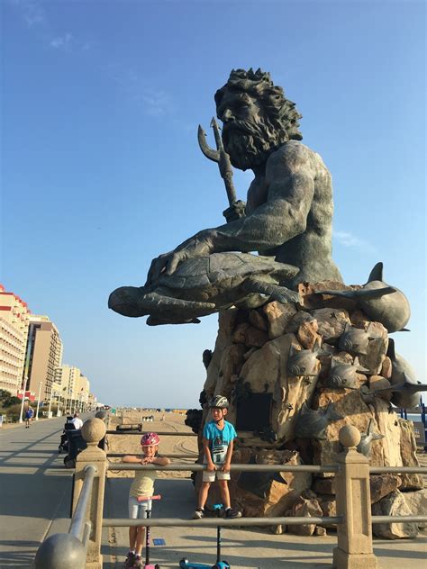 The boardwalk stretches over 40 along the oceanfront. Virginia Beach Boardwalk - Virginia Beach, VA - Kid ...