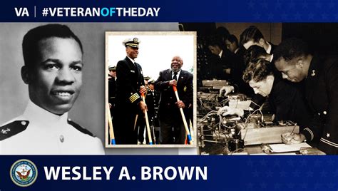 Veteranoftheday Navy Veteran Wesley A Brown Va News