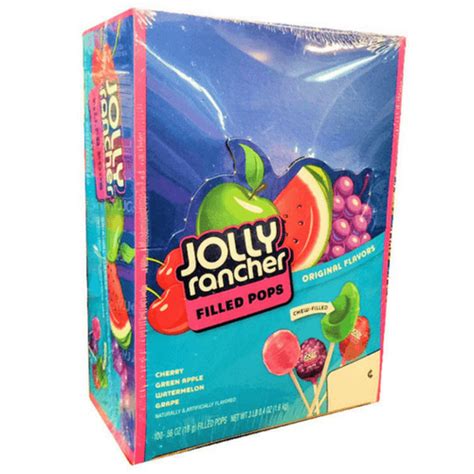 Jolly Rancher Filled Pops Lollipop Candy District
