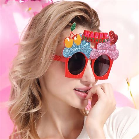5pcs Cherry Glasses Funny Party Favors Costume Glasses Sunglasses Mask