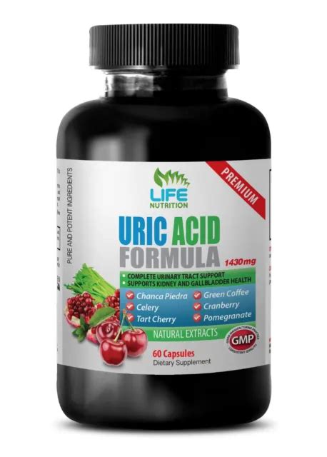 Cherry Extract Uric Acid Formula Mg Vitamin B Supplement