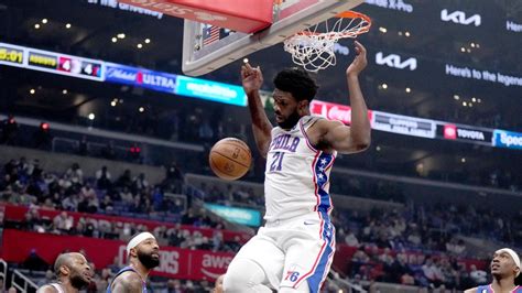 Player Grades Joel Embiid Dominates To Lead Sixers Past Clippers