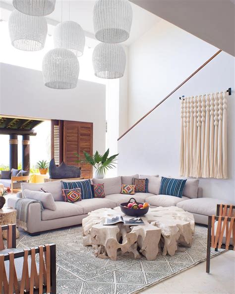 The Living Room Modern Mexican Style Mexican Home Decor Mexican