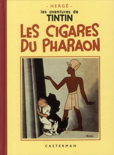 Tintin tome 4 les cigares du pharaon fac similé Noir Blanc 1932