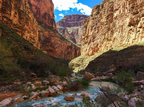 Havasu Creek En Route To The Colorado River Grand Canyon Az Usa Oc