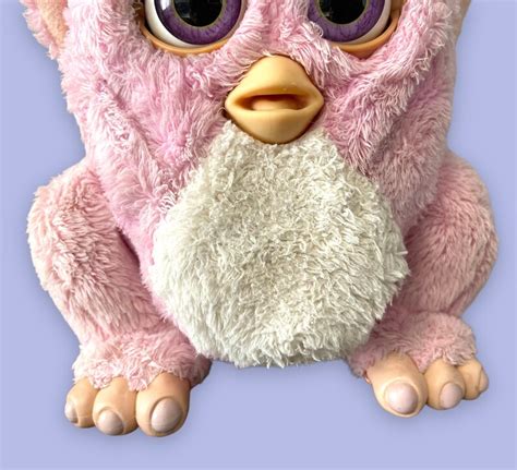 Vintage 2005 Furby Baby Pink With Pink Eyes Emoto Tronic Tiger Etsy