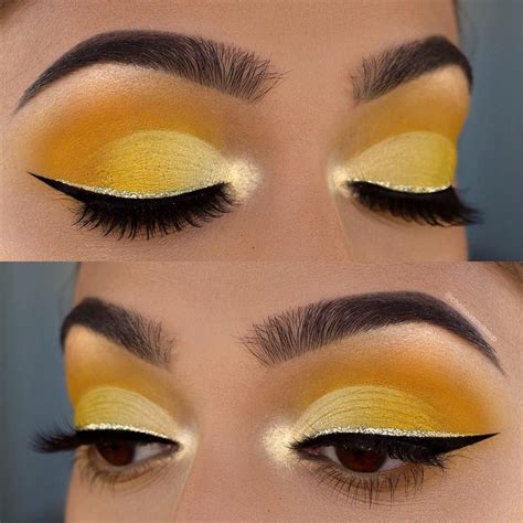 Tutorial For This Yellow Glam Look Is Now Up On My Youtube Channel Link