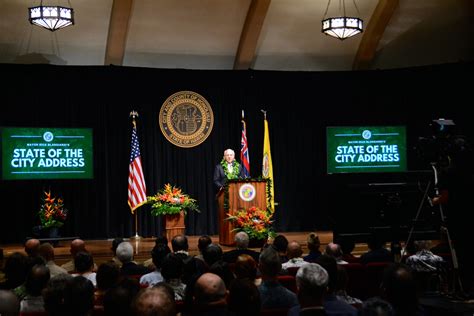 Mayor Blangiardi Delivers 2023 State Of The City Address Office Of