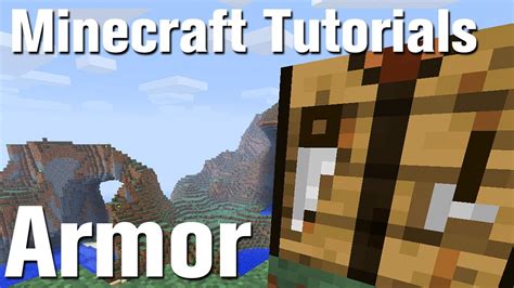 Minecraft Tutorial How To Make Armor In Minecraft Youtube