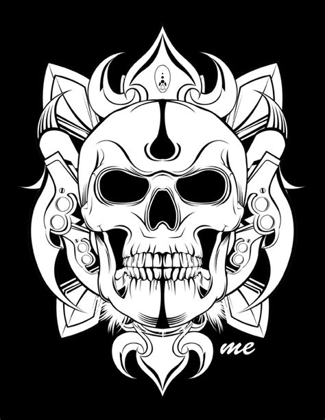 7 Best Tribal Skull Tattoos Designs Images On Pinterest Skull Tattoo