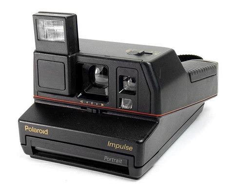 vintage polaroid film camera impulse portrait retro instant 600 by ecoretrostore on etsy