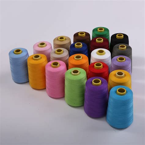 3000 Yards Orange Industrial Overlock Sewing Machine Polyester Thread