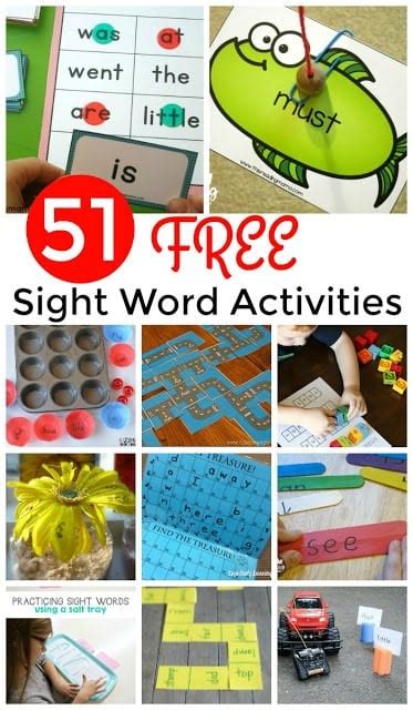 51 Sight Word Activities And Games