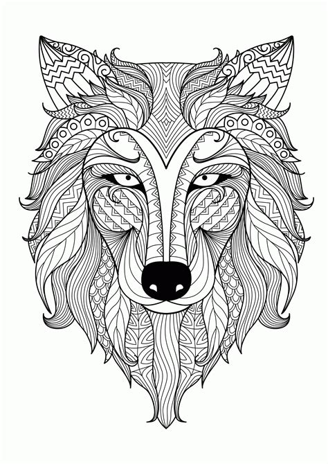 Animals coloring pages are pictures of many different species of animals to color. Free Coloring Pages For Adults Printable Easy To Color Animals - Coloring Home