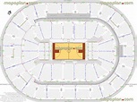 Tulsa BOK Center seating chart - Tulsa Shock WNBA basketball arena ...