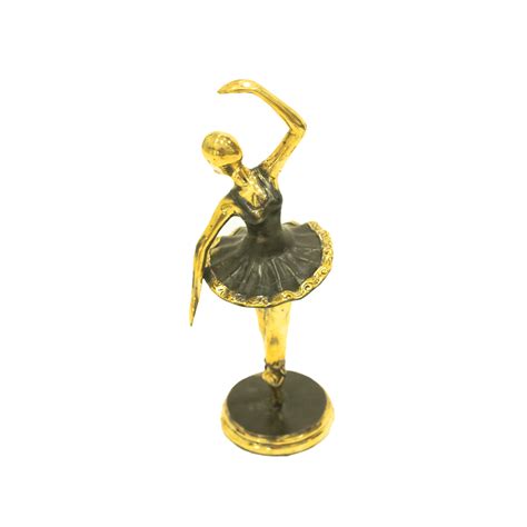 Dancing Ballerina Figurine Black