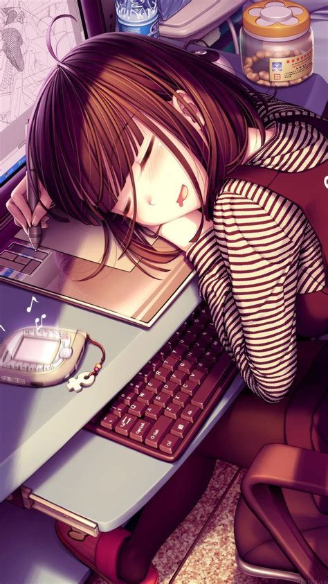 Sleeping Anime Girl Aesthetic Wallpapers Wallpaper Cave