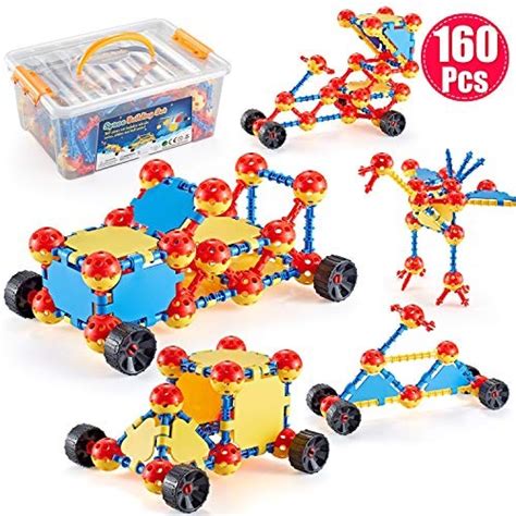 Anksono Stem Learning Toys Kits 160 Pieces Creative Construction