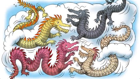 Chinese Folklore The Four Dragons Youtube