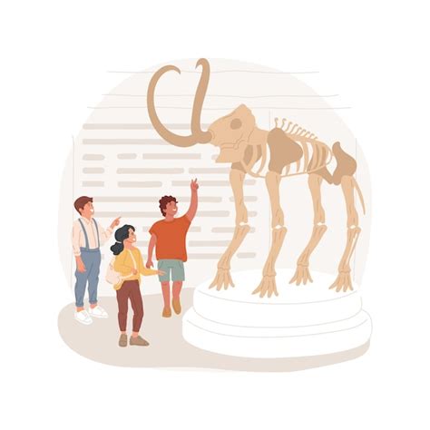 Premium Vector Natural History Museum Trip Isolated Cartoon Vector