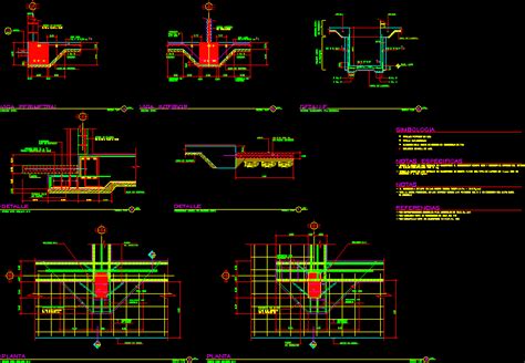 Typical Details Of Beam Drillings Cad Template Dwg Cad Templates