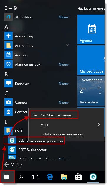 Kb Maak Een Bureaublad Snelkoppeling Voor Uw Windows Eset