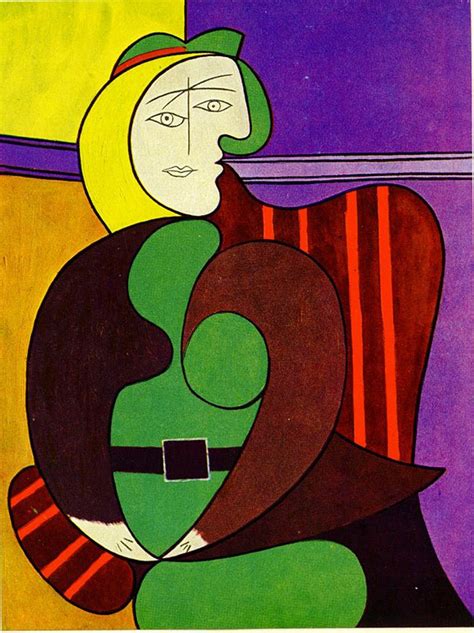 Woman Seated In A Red Armchair 808×1080 Pablo Picasso Art