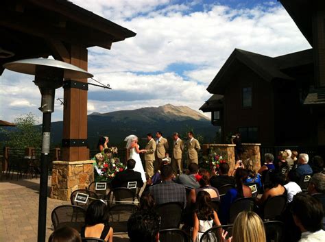 Outside Ceremony At The Sevens Restaurant On Peak 7 At The