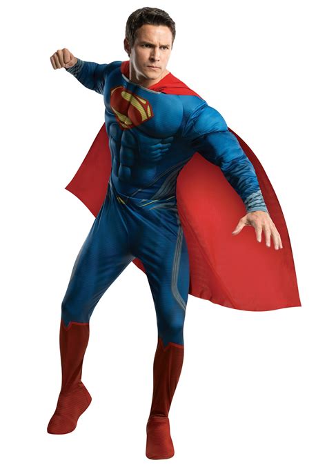 Superman Man Of Steel Adult Deluxe Costume